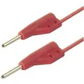 Produktbild: Sks Hirschmann - Mvl 2/100 Rt Messleitung Stecker 2 Mm Stecker 2 Mm 1.00 M Rot 1 St.