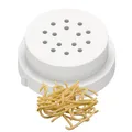 Produktbild: Matrize aus POM - Udon / Pici 4mm - für Philips Pastamaker Avance / 7000er