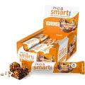 Produktbild: PhD Nutrition Smart Bar Protein Riegel 12 x 64g Schokolade Erdnussbutter - High Protein Snack mit 20g Eiweiß und wenig Zucker, Makrofreundlicher Eiweißriegel