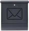 Produktbild: Burg Wächter 65310 LUCENTA 2701 ANT Briefkasten Stahl Anthrazit Schlüsselschloss