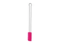 Produktbild: RÖSLE Teigschaber Pink Charity Edition, Hochwertiger Teigspachtel als Back- und Kochhelfer, strapazierfähiges Silikon, 26 cm, schmal, Edelstahl 18/10, -30°C bis +230°C, Spülmaschinengeeignet