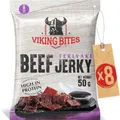 Produktbild: Beef Jerky Teriyaki 400g 8 x 50g – Getrocknetes Rindfleisch – Fleischsnack mi...