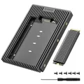 Produktbild: ORICO M.2 NGFF-auf-3,5-Zoll SATA festplatten Adapter, Konverter-Einbaurahmen Wechselrahmen für M.2 SATA SSD B+M Key in 2230/ 2242/ 2260/ 2280 (D2NS)