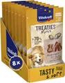 Produktbild: Treaties Minis, Hundeleckerli, weicher Hundesnack gefüllt mit Leberwurst, Hun...