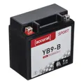 Produktbild: Motorradbatterie YB9-B Gel 12V 9Ah Roller Batterie Motorrad Quad Moped 12N9-4B-1