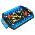 Produktbild: Pac-Man Arcade Air Hockey Tischspiel – Premium Neon Edition – Leuchtendes Hockey Spiel mit Luftkissen-Gebläse – Lizenziertes Retro Spielzeug für Kinder & Erwachsene ab 6 Jahren