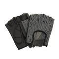 Produktbild: Adapter Universe Autofahrer Handschuhe Retro Vintage Leder Fingerlose Fahrerhandschuhe Fahrrad Grau