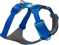 Produktbild: Ruffwear Front Range Hundegeschirr, reflektierendes Y-Geschirr, verstellbares, bequem gepolstertes Alltagsgeschirr für Spaziergänge und Hunderennen, 2 Leinenbefestigunge, Coastal Mountains M