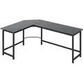 Produktbild: Vinsetto Schreibtisch, Schwarz, Metall, 120x75x168 cm, Arbeitszimmer, Schreibtische, Eckschreibtische