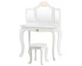 Produktbild: COSTWAY Schminktisch Kinderschminktisch mit Hocker