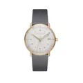 Produktbild: JUNGHANS max Bill Damenuhr mit Saphirglas Grau/Goldfarben 47/7854.02