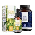 Produktbild: NATURTREU® Vitamin D3 K2 Tropfen mit Magnesium Komplex hochdosiert - Sonnenfreund & Kraftreserve Paket - vegan