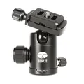 Produktbild: SIRUI C-10X Stativkugelkopf (Alu, Höhe: 83mm, Gewicht: 0.2kg, Belastbarkeit: 4kg) schwarz mit Wechselplatte TY-C10