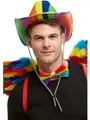 Produktbild: Smiffys Regenbogen Cowboyhut Halloween