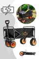 Produktbild: Genius Bollerwagen FALKO GO elektrischer Bollerwagen Farbe Schwarz 60kg Zuladung