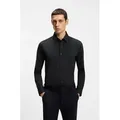 Produktbild: BOSS Businesshemd HANK Kentkragen, Slim Fit, Baumwoll-Mix mit Performance-Stretch schwarz 40