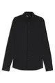 Produktbild: BOSS Herren P-HANK-s-C1-222 Slim-Fit Hemd aus Baumwoll-Mix mit Performance-Stretch Schwarz001 40