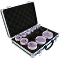 Produktbild: BIM Lochsägen großes Sanitär-Set D-47298, Ø 19 - 75mm 14-teilig, Schnitttiefe 38mm, Koffer