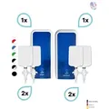 Produktbild: KOMPLETT-SET HANDHYGIENE SENSOR: Desinfektionsspender SENSOR + 2 Kartuschen & Schaumseifenspender SENSOR + 2 Kartuschen