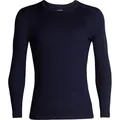 Produktbild: Icebreaker Herren Funktionsshirt 260 Tech LS Crewe, Midnight Navy, L, 104371401L