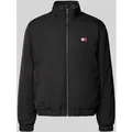 Produktbild: Tommy Jeans Relaxed Fit Bomberjacke mit Stehkragen in Black, Größe L