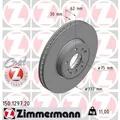 Produktbild: ZIMMERMANN 2x Bremsscheibe vorne Ø332 mm Innenbelüftet für BMW X5 E53 3.0i 4.4i