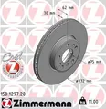 Produktbild: 2x ZIMMERMANN 150.1297.20 Bremsscheibe für BMW