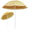 Produktbild: vidaXL Strandschirm Natur 240 cm Hawaii Style