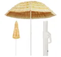 Produktbild: vidaXL Sonnenschirm Strandschirm Natur 240 cm Hawaii-Stil