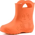 Produktbild: Ladeheid Eva Kinder Jungen Mädchen Gummistiefel Regenschuhe LA-CA-01 (Orange (151c), 34/35 EU)