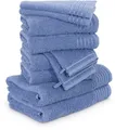 Produktbild: Möve Handtuch Set New Classic, Walkfrottier (10-St), Waschhandschuhen, Gäste-, Hand- und Duschtüchern, 100% Baumwolle