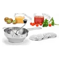 Produktbild: HI Passiermühle aus Edelstahl 3 Einsätze 14059 - Silber