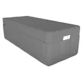 Produktbild: POKAR Husse für 3-teilige Klappmatratze 160x195x15 cm | Bezug mit Praktische Seitentaschen | Sitzhocker Funktion und Schutzhülle für Faltmatratze | Waschbar | Oeko-TEX | Made in EU | Grau