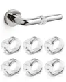 Produktbild: BAIPOK 6er Set Transparente Türstopper Klinke, Hochelastische Türgriff Schutz, Schutz für Wände und Möbel, 18mm