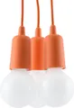 Produktbild: Hängeleuchte DIEGO 3 orange 3xE27 15W PVC 90x15x15cm Sollux Lighting
