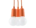 Produktbild: SOLLUX lighting Hängeleuchte Hängeleuchte Diego 3 Orange, Nicht enthalten