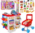 Produktbild: ISO TRADE Spiellebensmittel Spielzeugsupermarkt, (Spar-Set, 1-tlg., Kasse Tresen), Kinderspielzeug mit Wagen und Zubehör