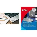 Produktbild: Apli Typenschild-Etiketten, 210 x 297 mm, silber (10071)