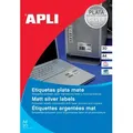 Produktbild: Apli agipa Typenschild-Etiketten, 210 x 297 mm, silber