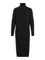 Produktbild: Vila Damen Viril Roll Neck L/S Midi Dress - Noos Kleid, Schwarz, XS EU