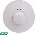 Produktbild: F&F | Bewegungsmelder DR-02 - 230V - Weiß - Mikrowellen-Technologie - Automatische Lichtsteuerung