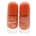 Produktbild: 3x essence Gel Nail Colour Nagellack 48 squeeze THE DAY! orange 8ml - NEU