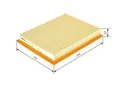 Produktbild: BOSCH Luftfilter Motor Air Filter 1 457 433 303