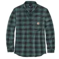 Produktbild: Carhartt Herren Langarmhemd Flannel L,S Plaid Shirt, Farbe:sea Pine, Größe:2XL