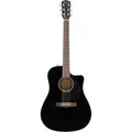 Produktbild: Fender Classic Design CD-60SCE Black elektrisch-akoestische westerngitaar (Westerngitarre, Mahagoni Rückseite und Zargen, Massive Fichtendecke) (0970113006)