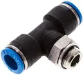 Produktbild: QST-G1/4-10 (186163) T-Steckverschraubung Baugröße:Standard Nennweite:8,0mm