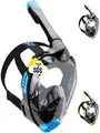 Produktbild: Cressi Bali Vollgesichts-Tauchmaske schwarz-blau Größe S/M
