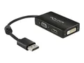 Produktbild: Delock Videokonverter - DisplayPort - DVI, HDMI, VGA