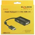 Produktbild: DELOCK Adapterkabel DP St > 1x VGA/1x HDMI/1x DVI Bu