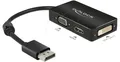 Produktbild: DELOCK 62656 - DisplayPort Adapter, DP Stecker auf VGA / HDMI / DVI